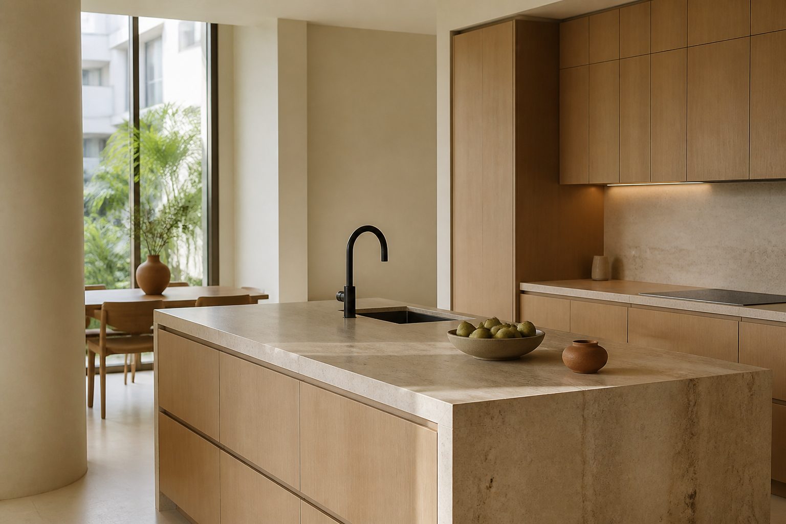 Kitchen, Condominium. Concept interior by Hugo Homes